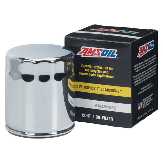 AMSOIL Chrome Motorcycle Oil Filters