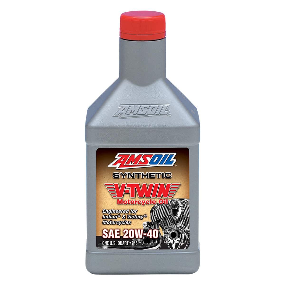 20W-40 Synthetic V-Twin Motorcycle Oil